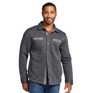 L.L.Bean Men's Bean's Snap Better Sweater Fleece Shirt Jacket Shacket Green M